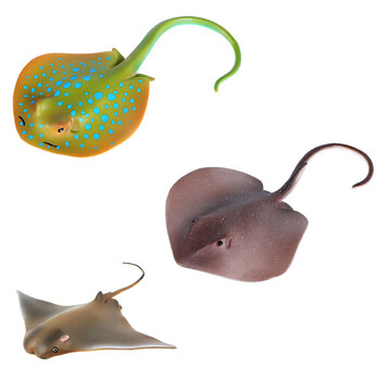 魔鬼鱼玩具仿真海洋生物大号鳐鱼玩具动物模型蝠鲼魔鬼鱼魟鱼儿童认知