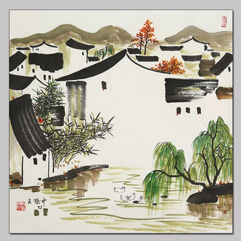 吴冠中油画价格报价行情- 京东