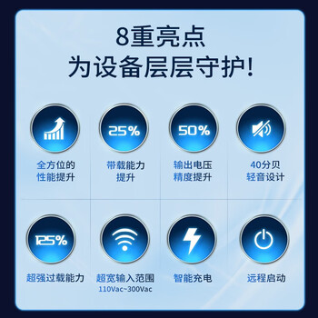 山特（SANTAK）C1K 在线式UPS不间断电源1000VA/1000W 稳压服务器机房电脑内置电池标准机