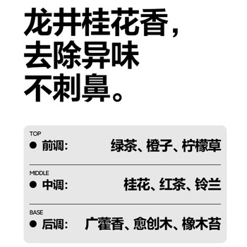 小仓熊衣柜香薰挂片9g*3袋 龙井桂花衣柜香包除臭除异味持久留香香氛