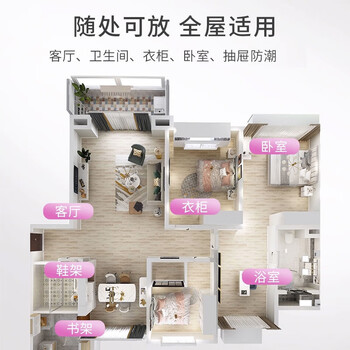 花仙子(Farcent)除湿盒 干燥剂除湿剂衣柜鞋柜房间防潮剂吸湿盒 玫瑰香 237g*6盒 花仙子(Farcent)除湿盒 干燥剂除湿剂衣柜鞋柜房间防潮剂吸湿盒 玫瑰香 237g*6盒