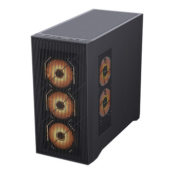 先马(SAMA)卡皮巴拉M1 PLUS 黑色电脑matx散热机箱 前板大面积进风/最多12个风扇位/360水冷位/Type-C预留孔 先马(SAMA)卡皮巴拉M1 PLUS 黑色电脑matx散热机箱 前板大面积进风/最多12个风扇位/360水冷位/Type-C预留孔