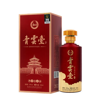 青云台酒喜宴53度酱香型白酒500ml 53度 500mL 1瓶 500ml*1