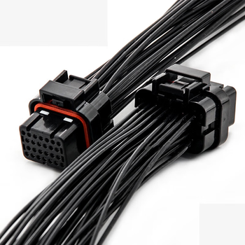 正鑫远  电气汽车线束接插件amp连接器 母插头34孔4卡槽弯针6437288-2