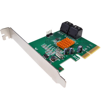 魔羯台式机四口RAID卡PCIE x4转SATA3.0阵列卡RAID0/1/10转接卡MC2688