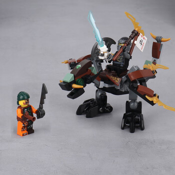 骑士团克雷机甲艾克索人仔积木拼装玩具男孩幻影忍者 寇的大地神龙