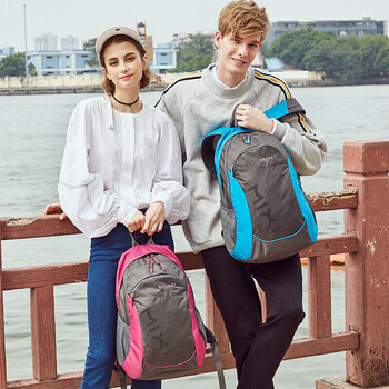 米熙15英寸电脑包双肩包女休闲运动旅行背包大容量学生书包20蓝色5005 米熙15英寸电脑包双肩包女休闲运动旅行背包大容量学生书包20蓝色5005