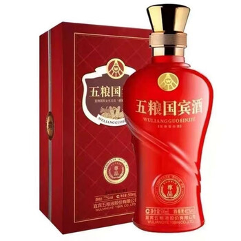 五粮国賓酒　白酒　52度　500ml Amazon.co.jp: 【常温便】【白酒】五糧国賓酒（浓香型白酒） 52