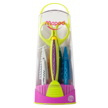 马培德Maped 花边剪刀便携套装5把随机 小学生儿童幼儿园diy安全手工创意剪纸塑料剪子礼物601005CH 马培德Maped 花边剪刀便携套装5把随机 小学生儿童幼儿园diy安全手工创意剪纸塑料剪子礼物601005CH