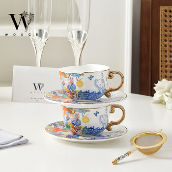 物取（WOOCH）浪漫时光咖啡杯碟礼盒装高颜值情侣对杯乔迁新婚礼物送新人套装