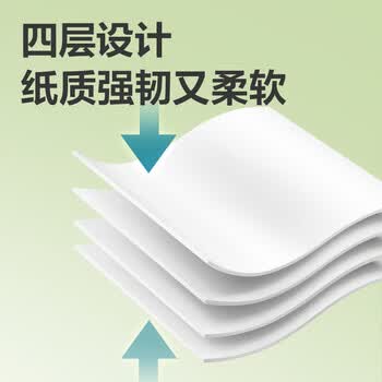 得力（deli）桔然有芯卷纸 办公用纸 4层140g/卷 10卷/提 3提共30卷 白色 WJ4140-02