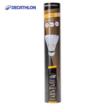 迪卡侬羽毛球鹅毛比赛训练用球12只装球PERFLYFSC930鹅毛77速 2396683 迪卡侬羽毛球鹅毛比赛训练用球12只装球PERFLYFSC930鹅毛77速 2396683