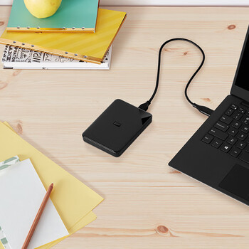 西部数据(WD) 1TB 移动硬盘 USB3.0 Elements SE 新元素系列2.5英寸 机械硬盘 高速传输 轻薄便携