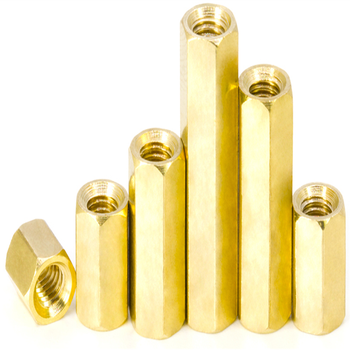 铜柱m4 双通铜柱 平头铜柱 空心铜柱 六角铜螺柱 主板隔离柱m4 m4*70