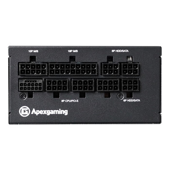 艾湃电竞（Apexgaming）KR-750M 额定750W ATX3.0 PCI-E5.0 白金牌 全模 SFX 黑色 全日系 智能启停