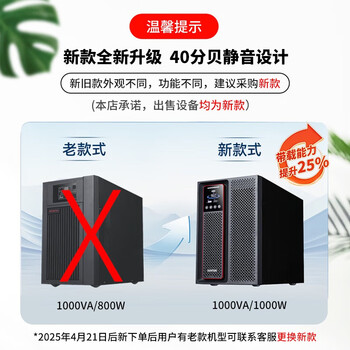 山特（SANTAK）C1K 在线式UPS不间断电源1000VA/1000W 稳压服务器机房电脑内置电池标准机