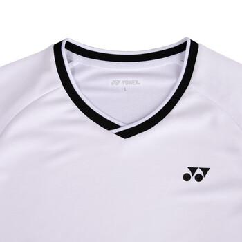尤尼克斯YONEX羽毛球服比赛训练吸汗透气女款运动T恤210095BCR白色L