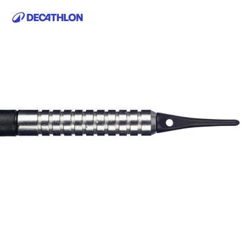 迪卡侬软式飞镖适用软式电子飞镖盘3支装初学者公镖黑色-S100-2540277