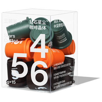 三顿半  数字星球456号3g*15颗装 精品咖啡速溶纯黑咖啡粉