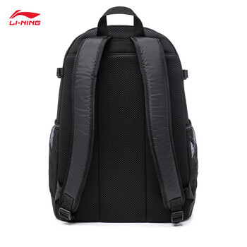 李宁双肩包男女同款健身大容量反光拼接书包ABST297 李宁双肩包男女同款健身大容量反光拼接书包ABST297