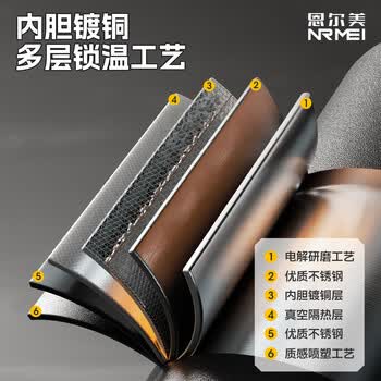 ERM保温杯大容量初高中男款学生上学专用健身户外骑行便携运动水杯壶