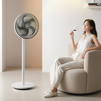 美的电风扇 家用客厅卧室办公室落地扇 五叶立式台式电扇 广角送风轻音 FSA30SXC
