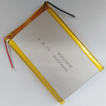 熙久阳 906090聚合物锂电池 电芯3.7V通用 充电宝内置电池6000mah大容量浅灰色 裸电池2个 