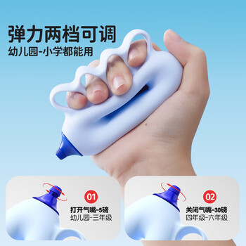 猫太子握力器儿童训练器握力圈小学生手指力量锻炼握力圈球偏瘫按摩练手臂肌力指力宝握笔器 淡雅粉