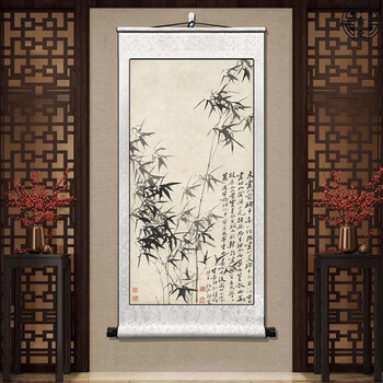 竹子水墨画价格报价行情- 京东