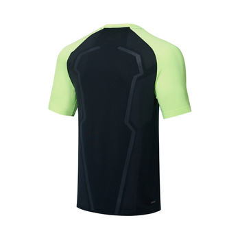 李宁乒乓球服套装运动服速干T恤短袖男女羽毛球运动服荧光黄绿/黑3XL 李宁乒乓球服套装运动服速干T恤短袖男女羽毛球运动服荧光黄绿/黑3XL