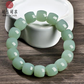 中国玉石珠　砡 王翠玉器和田玉手链- 京东