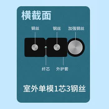 HAILE皮线光纤延长线电信级 单模单芯1芯3钢丝SC-SC皮线尾纤跳线 室外入户线40米GJYXCH-2SC-40S 黑色 HAILE皮线光纤延长线电信级 单模单芯1芯3钢丝SC-SC皮线尾纤跳线 室外入户线40米GJYXCH-2SC-40S 黑色