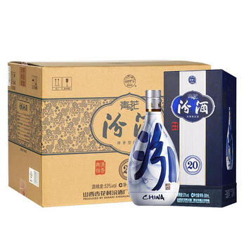 青花汾酒 500mL 42% Amazon.co.jp: 青花汾酒 (ふんしゅ) 20年陳醸 42度 500ml : 食品