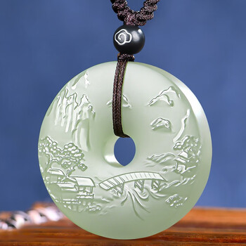 和田玉山水- 京东