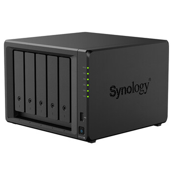 群晖（Synology）DS1525+四核心五盘位NAS网络存储服务器 文件共享数据备份 （需搭配兼容硬盘使用，详情咨询客服）