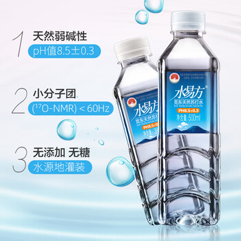 水易方 克东天然苏打水500ml*20瓶 矿泉水无汽饮用水 水易方 克东天然苏打水500ml*20瓶 矿泉水无汽饮用水