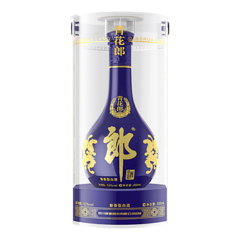 Amazon.co.jp: 中国白酒【醤香型白酒】 青花郎酒（あおはなろう