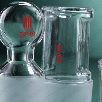 欣维尔实心玻璃磨口塞 24/40标准口玻璃塞密封塞高硼硅玻璃塞实验室烧瓶塞磨口玻璃塞瓶塞