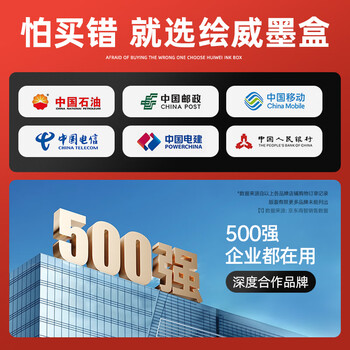 绘威适用佳能ts5080墨盒 Canon TS5080 TS8080彩色喷墨打印机墨盒 五色套装