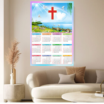 wall deco十字架 トップ真鍮装飾ウォールクロス – 12インチ 素朴な多層風化木製外観