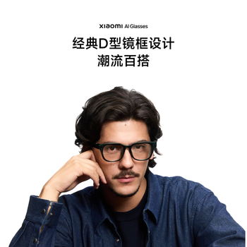 小米（MI）AI眼镜 玳瑁棕 拍摄眼镜 无线智能眼镜 蓝牙语音通话眼镜 拍照翻译眼镜