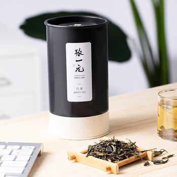 张一元白茶(尚品)白牡丹茶叶老树茶新茶春茶伴手礼浓香耐泡特级50g罐装 张一元白茶(尚品)白牡丹茶叶老树茶新茶春茶伴手礼浓香耐泡特级50g罐装