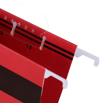 齐心【25个】蓝色易查找吊挂夹文件夹 倒挂文件夹 F/C纸质资料夹 A1813