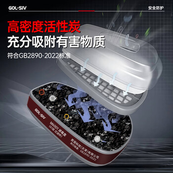 胜丽 GOL-SIV® 防毒面具全面罩 防有机气体蒸汽/苯/汽油 喷漆化工厂煤矿 M6800+M6001 胜丽 GOL-SIV® 防毒面具全面罩 防有机气体蒸汽/苯/汽油 喷漆化工厂煤矿 M6800+M6001