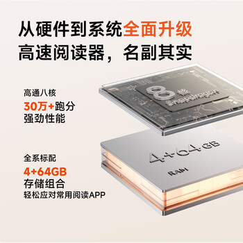 BOOX文石电纸书Leaf5C  7英寸主动笔套装彩色墨水屏电子书电子纸 活力金 便携阅读办公本平板电脑 