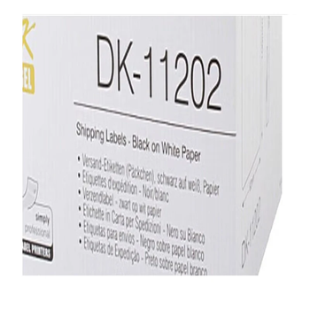 兄弟兄弟DK-11202 热敏不干胶定长标签色带 62mm*100mm白底黑字(纸质/300张)