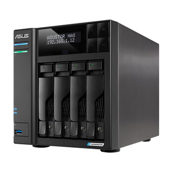 爱速特（asustor）AS6704T网络存储器NAS四盘位/网盘个人云/双2.5G口 AS6704T（标配版4G内存） 16TB（4*4T酷狼）