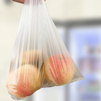妙洁中号保鲜袋100只*5卷共500只 超值装点断式塑料食品袋子厨房超市