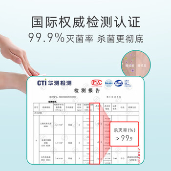 德佑（HWM）酒精湿巾75%医护级 1片*100包独立便携包装 杀菌卫生湿巾