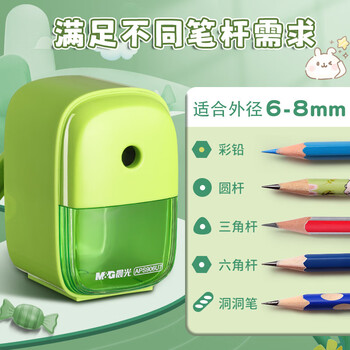 晨光(M&G)文具小学生手摇卷笔刀转笔刀削笔刀铅笔削笔器学习用品儿童礼物 红APS906U733